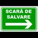 indicator pentru scara de salvare